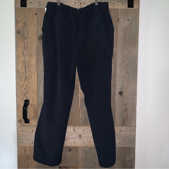 Men’s XL JOCKEY Midnight Blue 6 Pocket Cargo Scrub Casual Zip Drawstring Pants - Picture 10 of 16